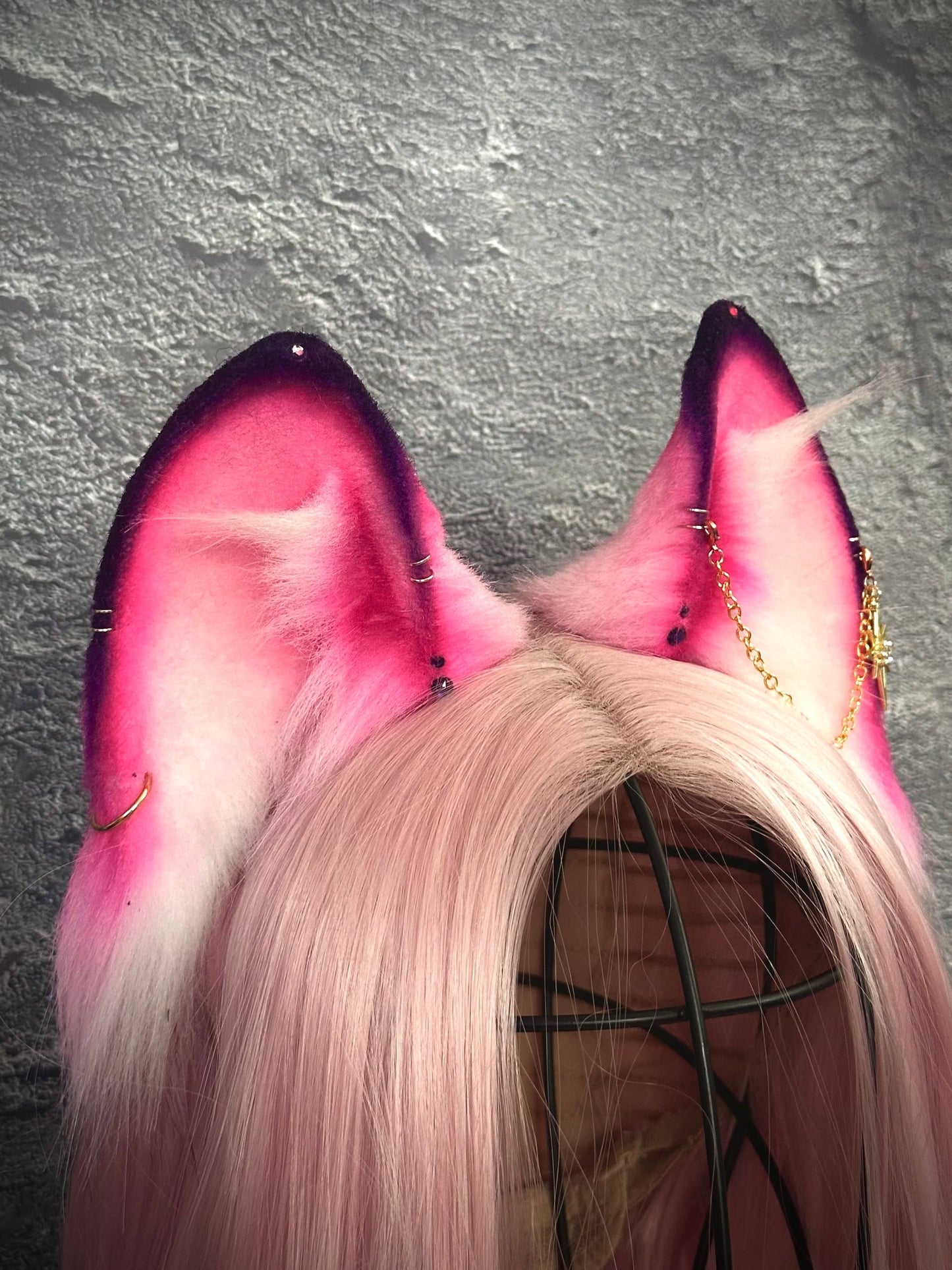 Pink Galaxy Fox Ears RFS