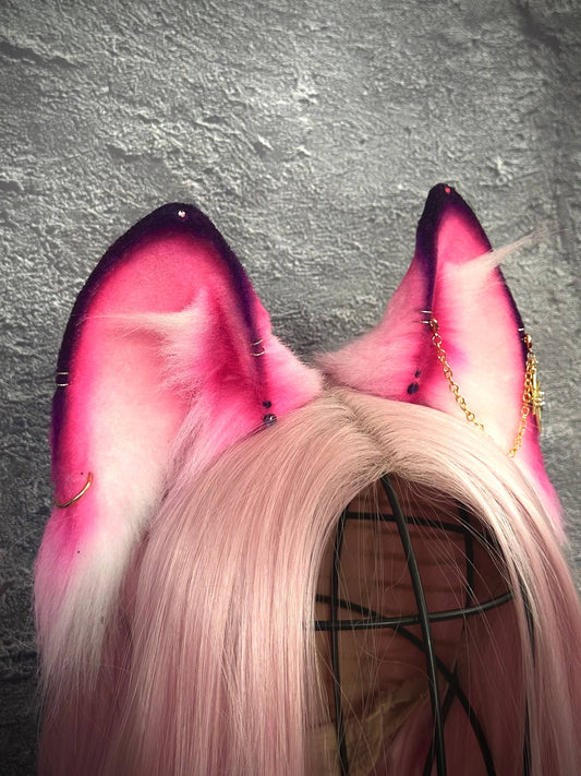 Pink Galaxy Fox Ears RFS