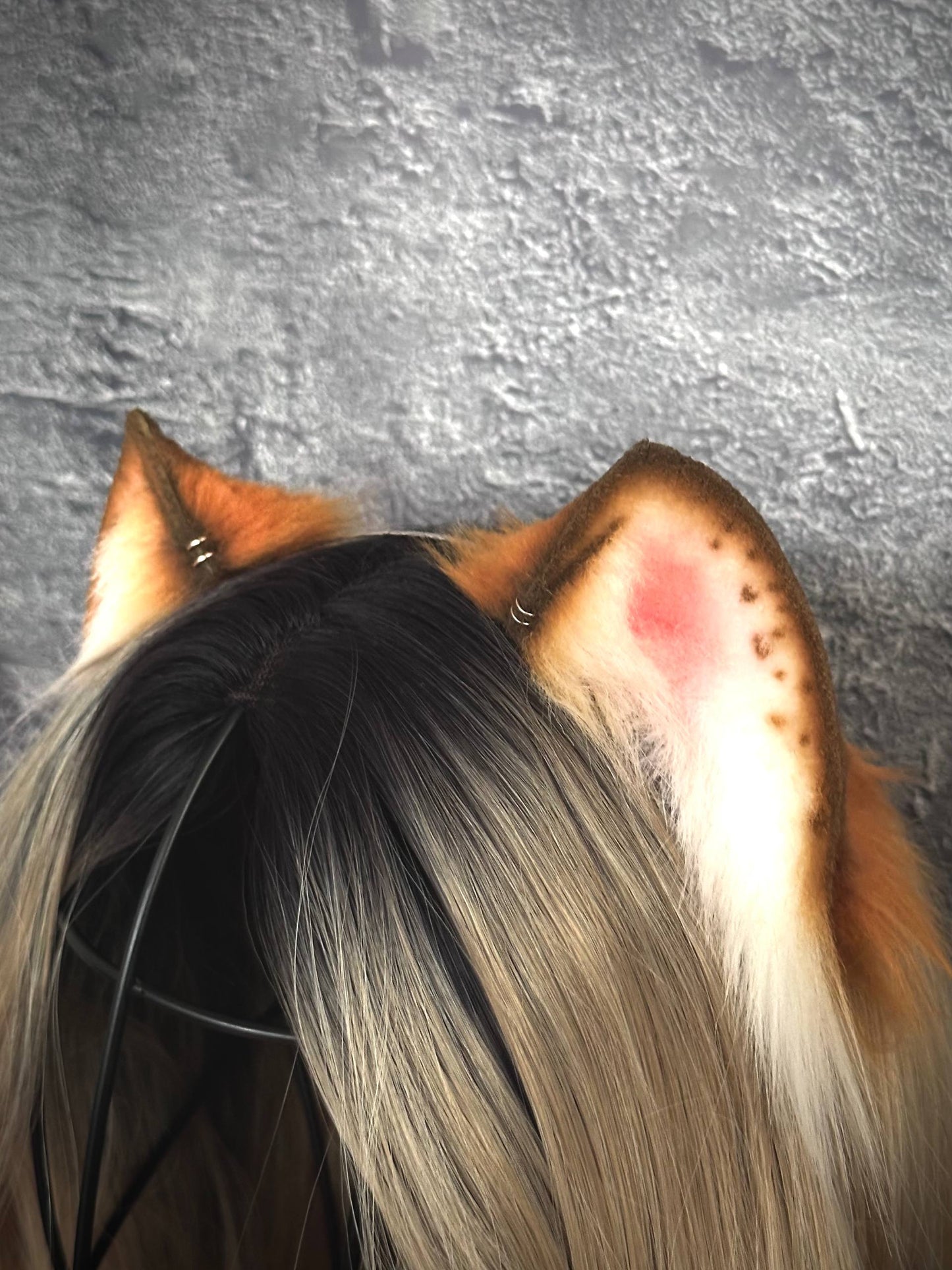 Ginger Mini Kitten Ears RFS