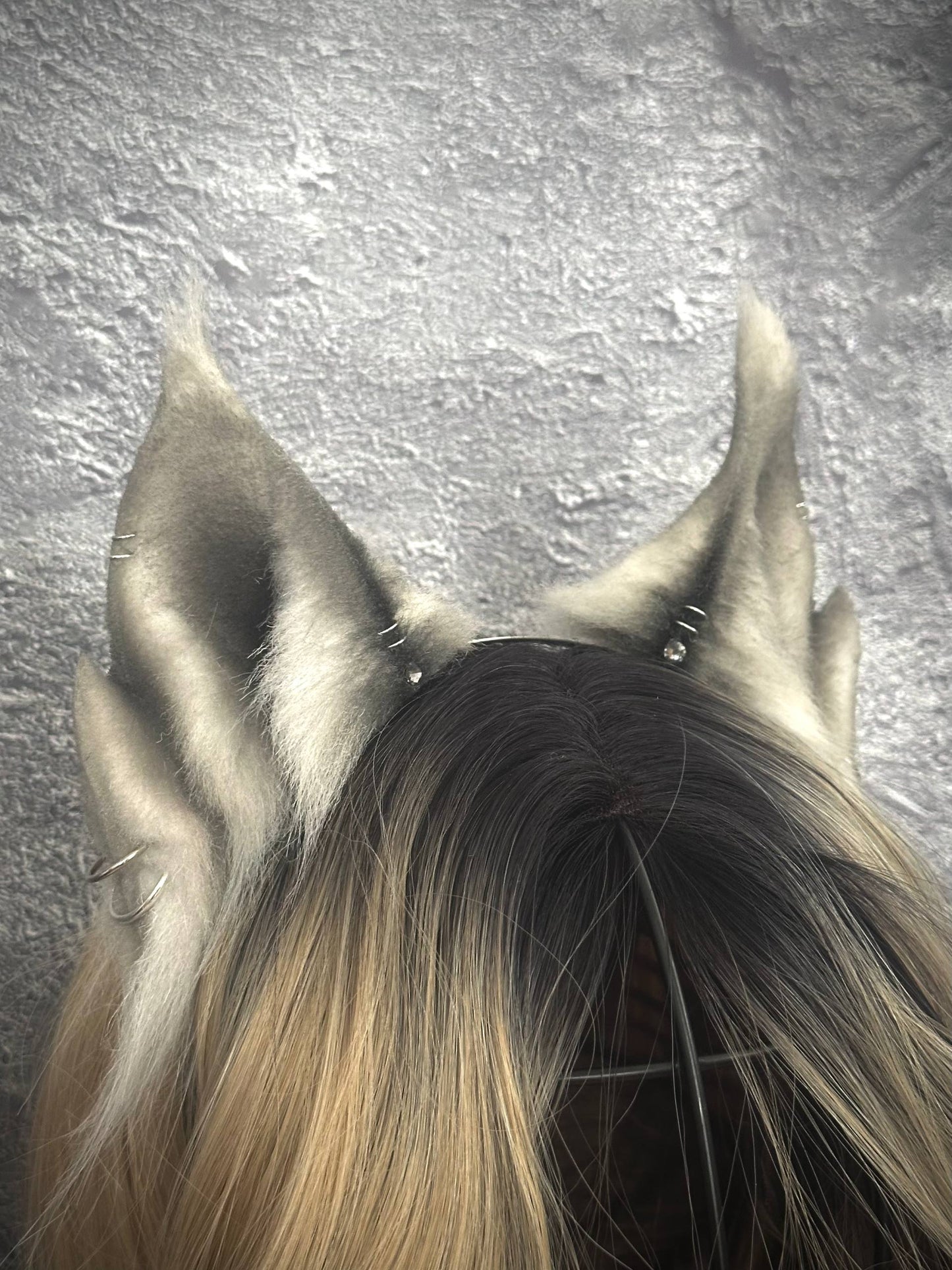 Silver Shadow WereKitten Ears RFS