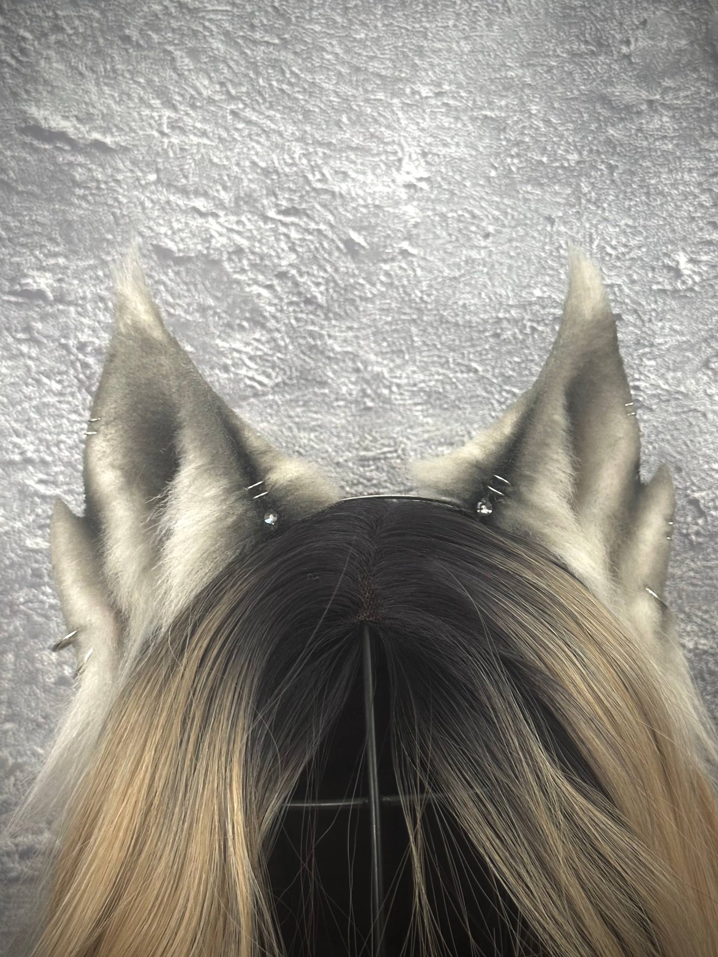 Silver Shadow WereKitten Ears RFS