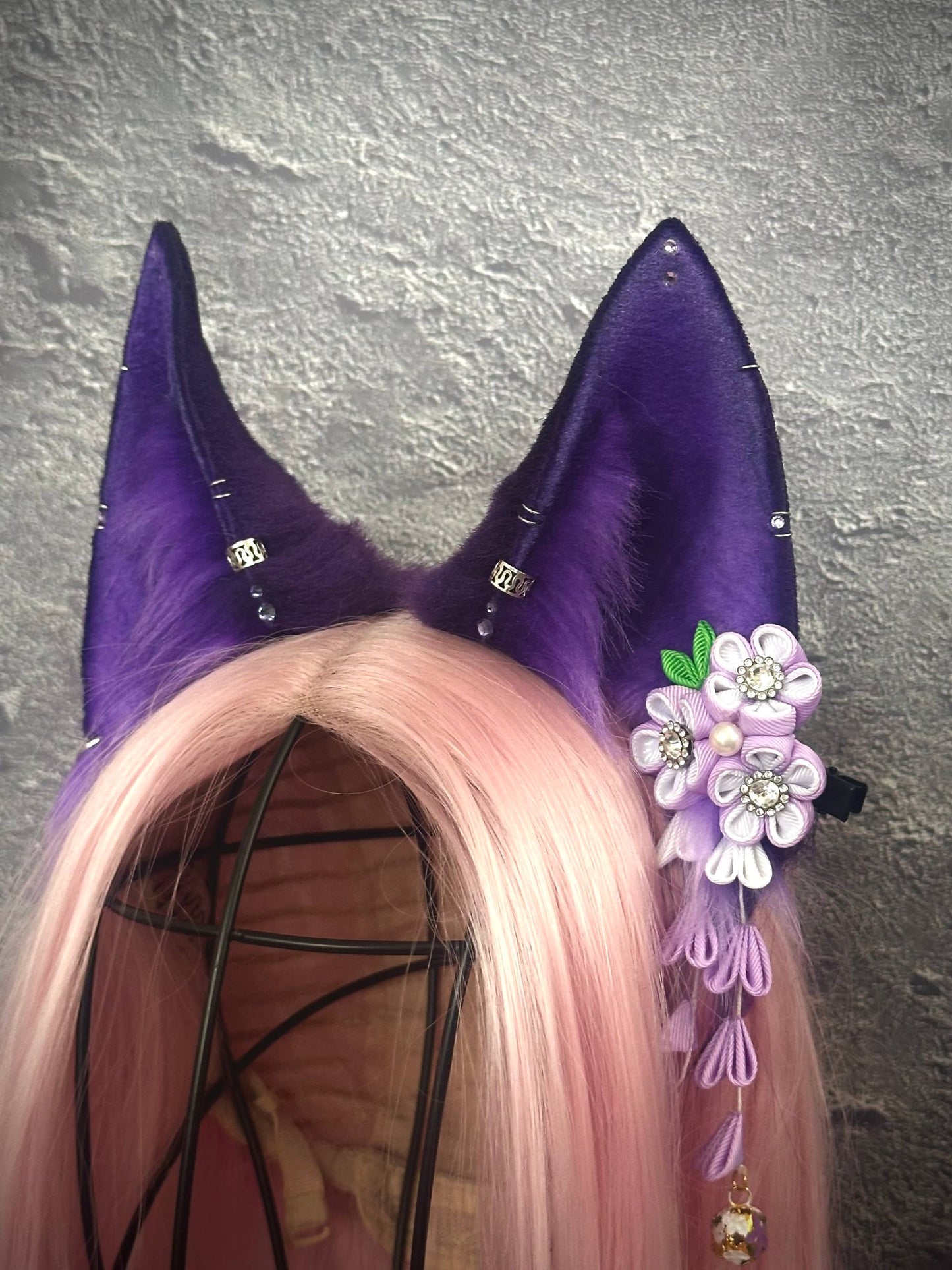 Purple Kitsune Ears RFS