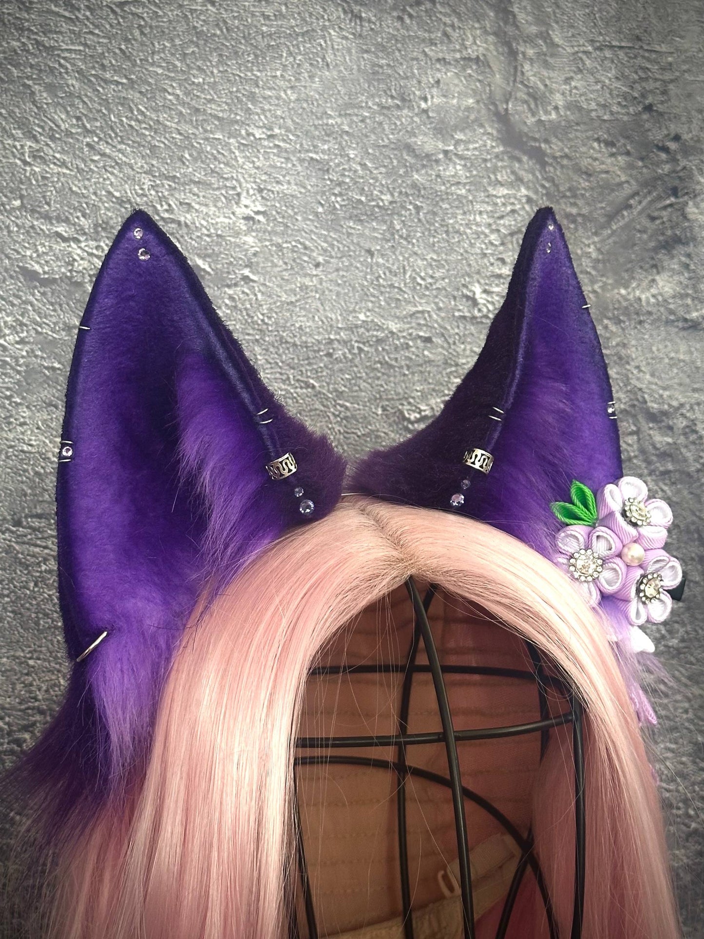 Purple Kitsune Ears RFS