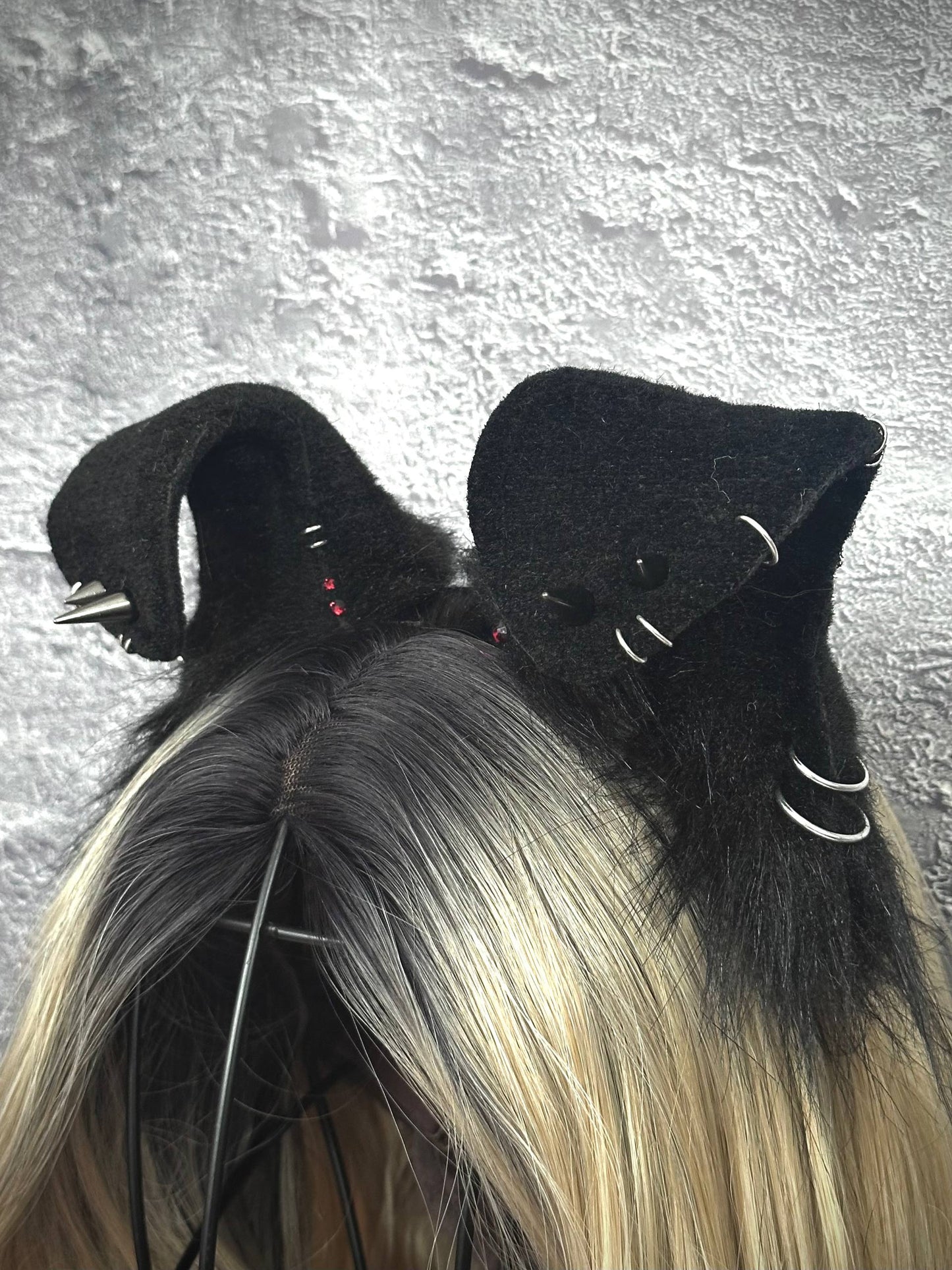 Black Spiked Puppy Ears RFS