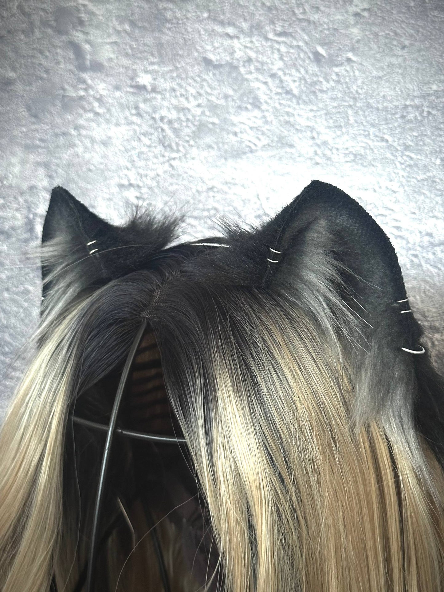 Grey Mini Kitten Ears RFS