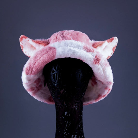 Pink Cow Hat