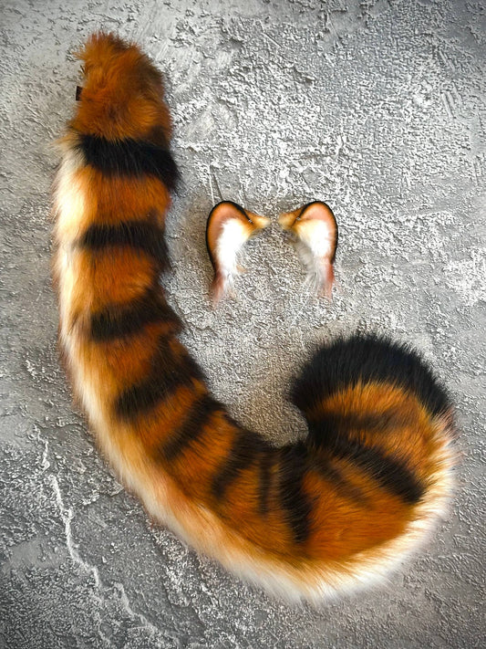 Tiger Ears and Tail Set