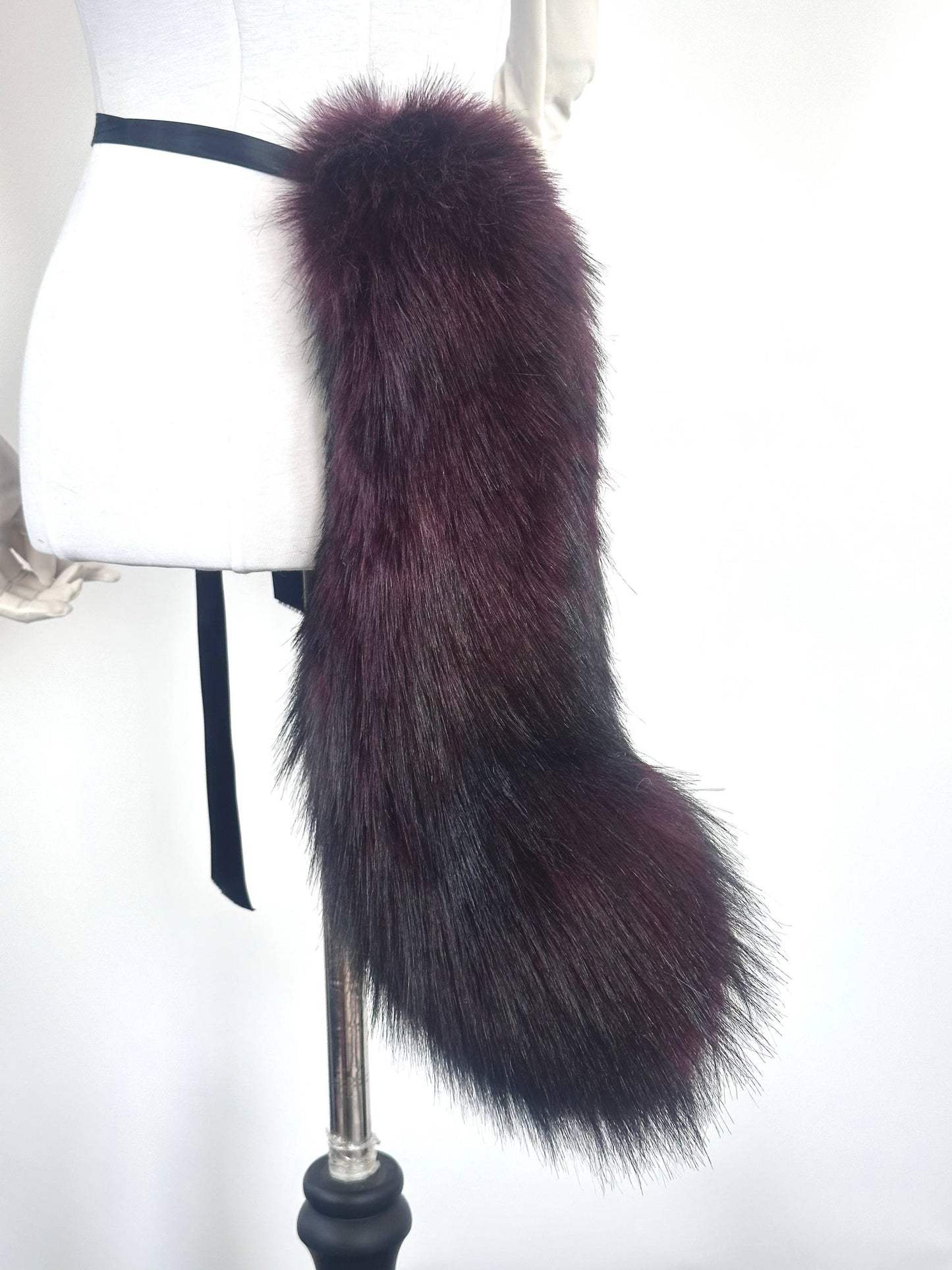 Maroon Puppy Ears and Tail set RFS
