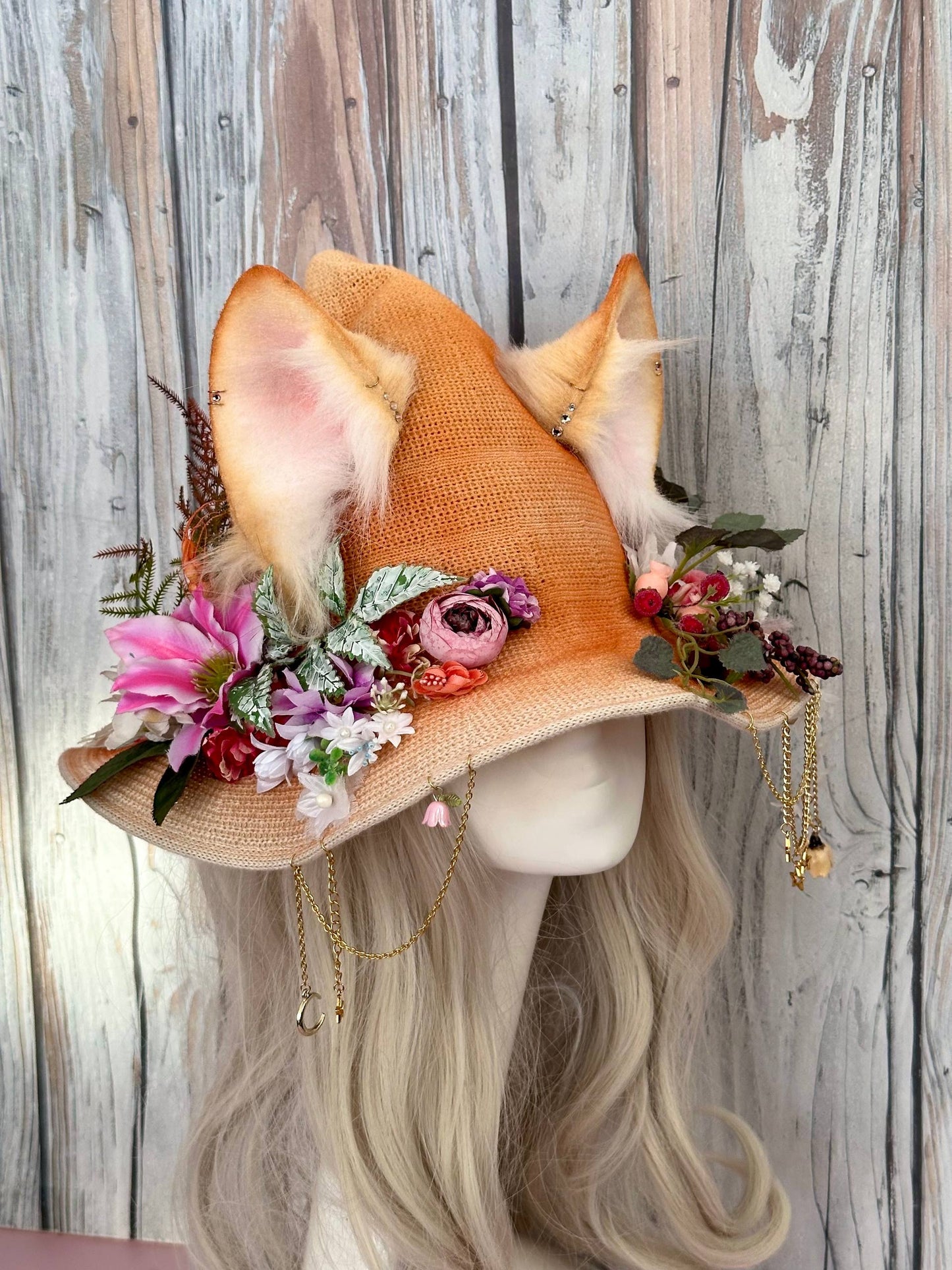 Blonde Fox Witch Hat