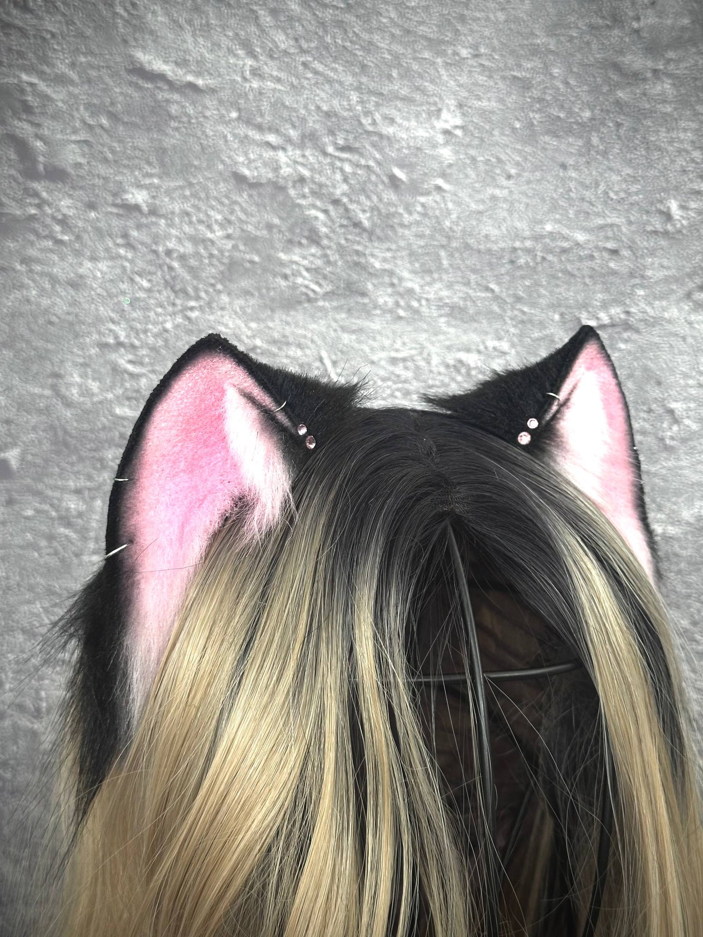 Black Mini Kitten Ears RFS