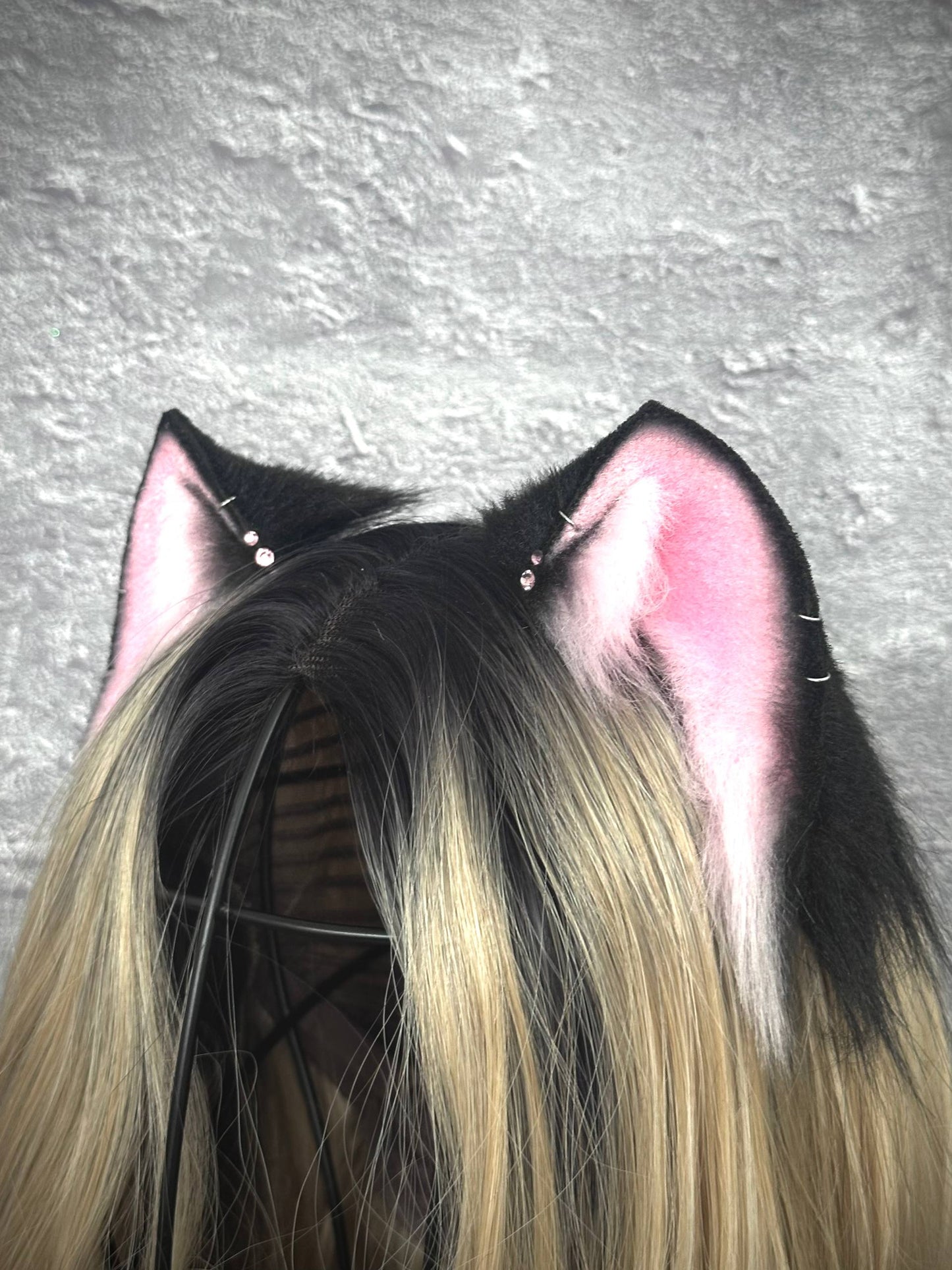 Black Mini Kitten Ears RFS