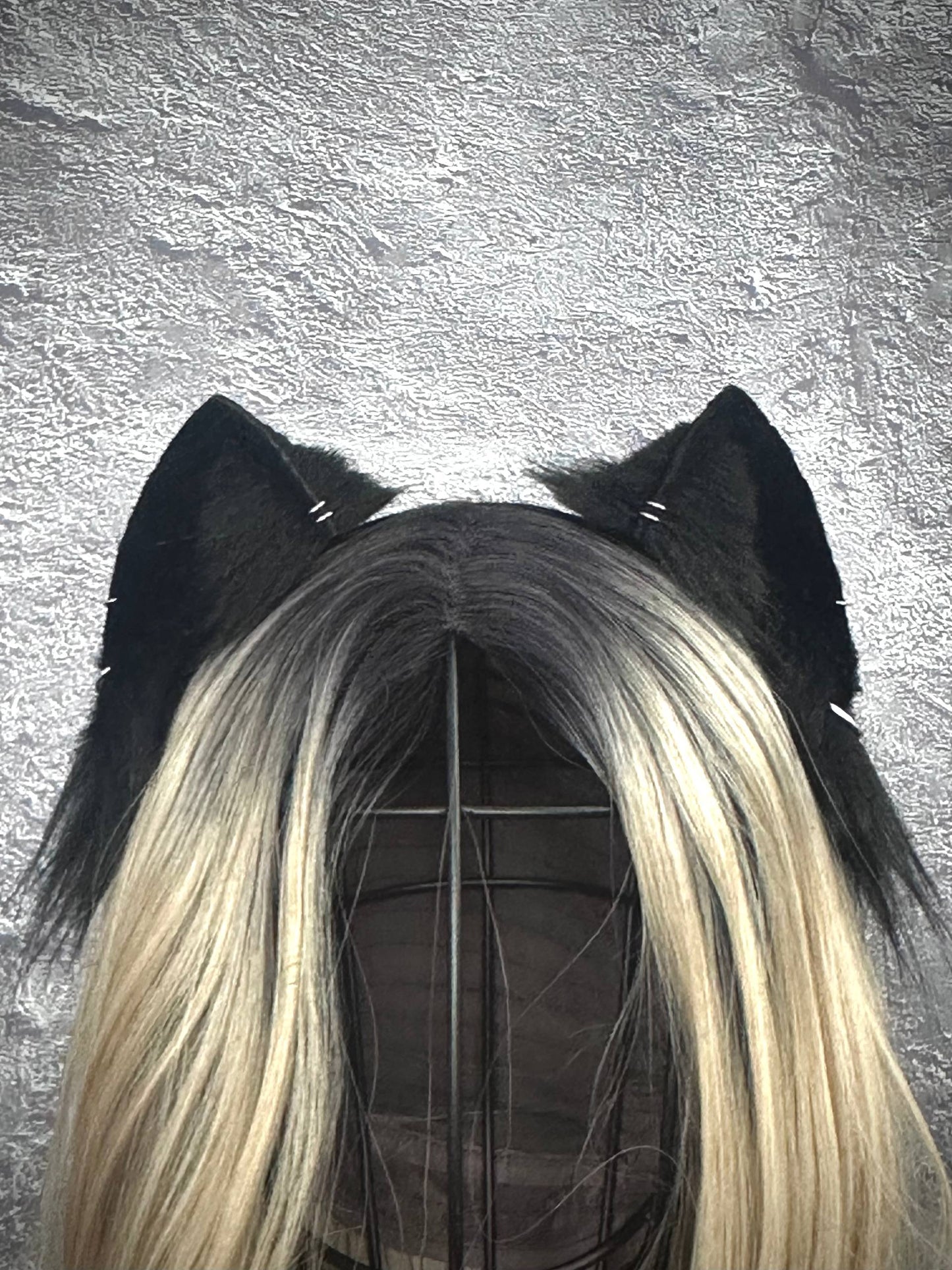 Solid Black Mini Kitten Ears RFS