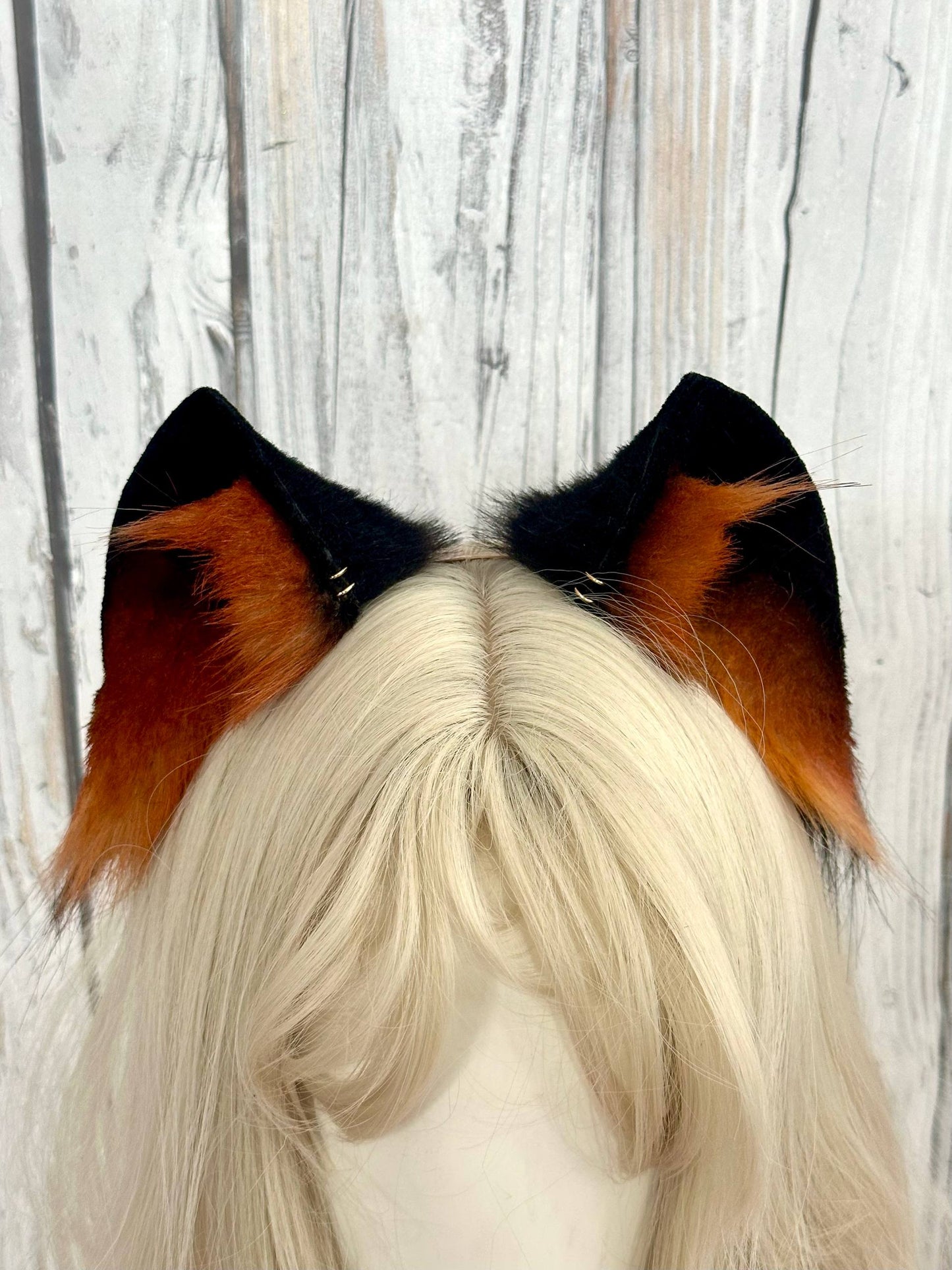 Black & Ginger Kitten Ears RFS