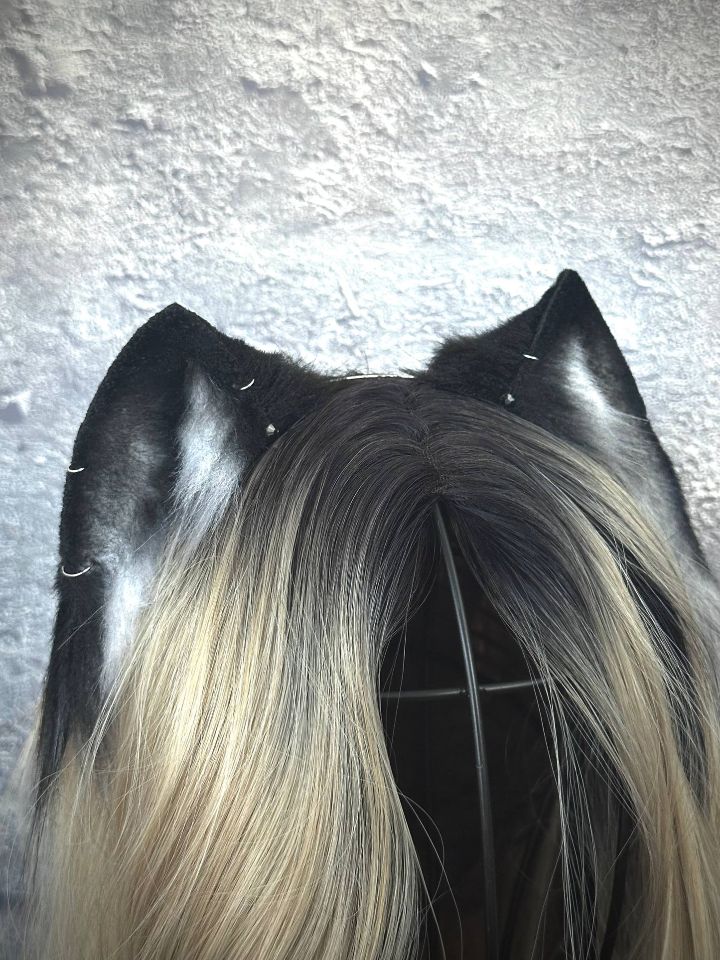 Black Mini Kitten Ears and Tail Set RFS