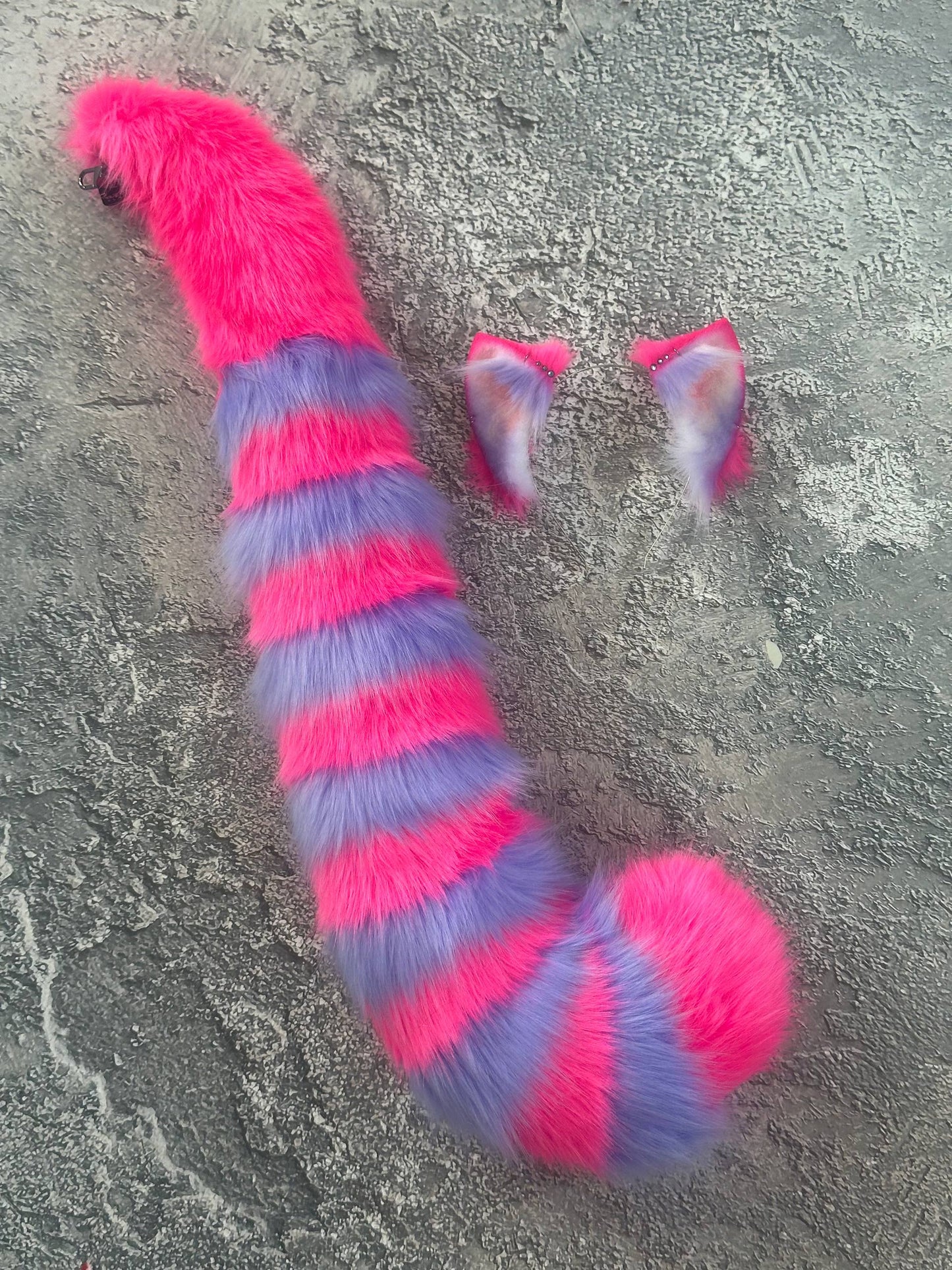 Cheshire Kitty Ears and Tail Set RFS