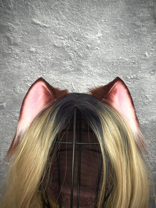 Brown Mini Kitten Ears RFS