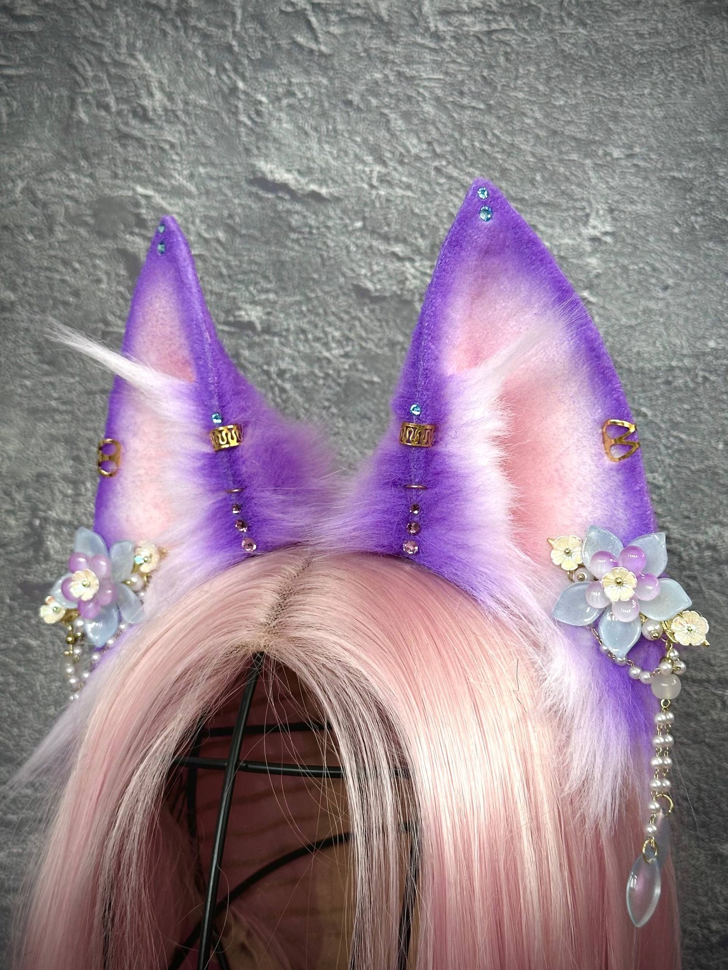 Lavender Kitsune Ears RFS
