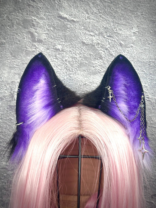 Dark Purple Fox Ears RFS