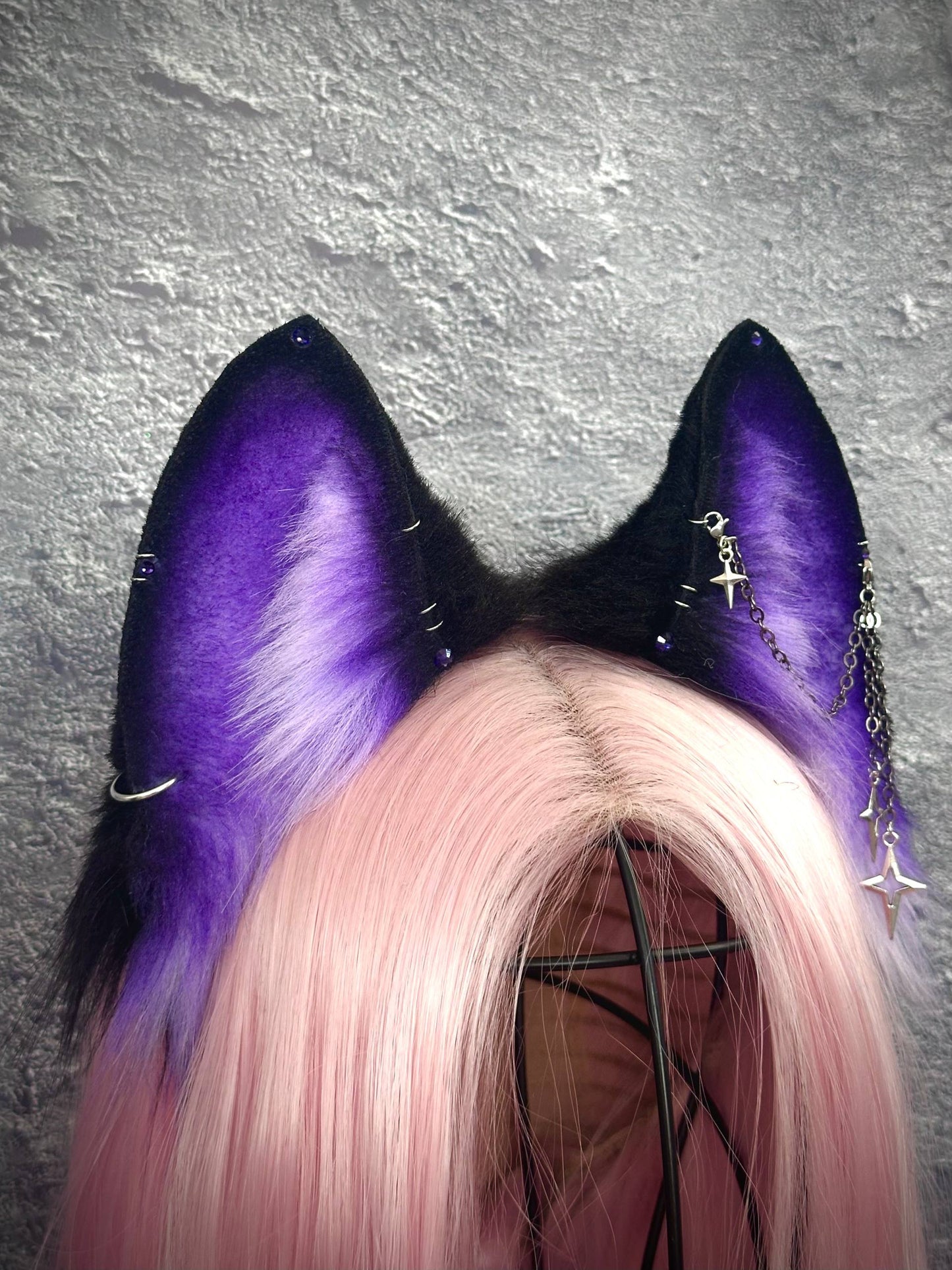 Dark Purple Fox Ears RFS