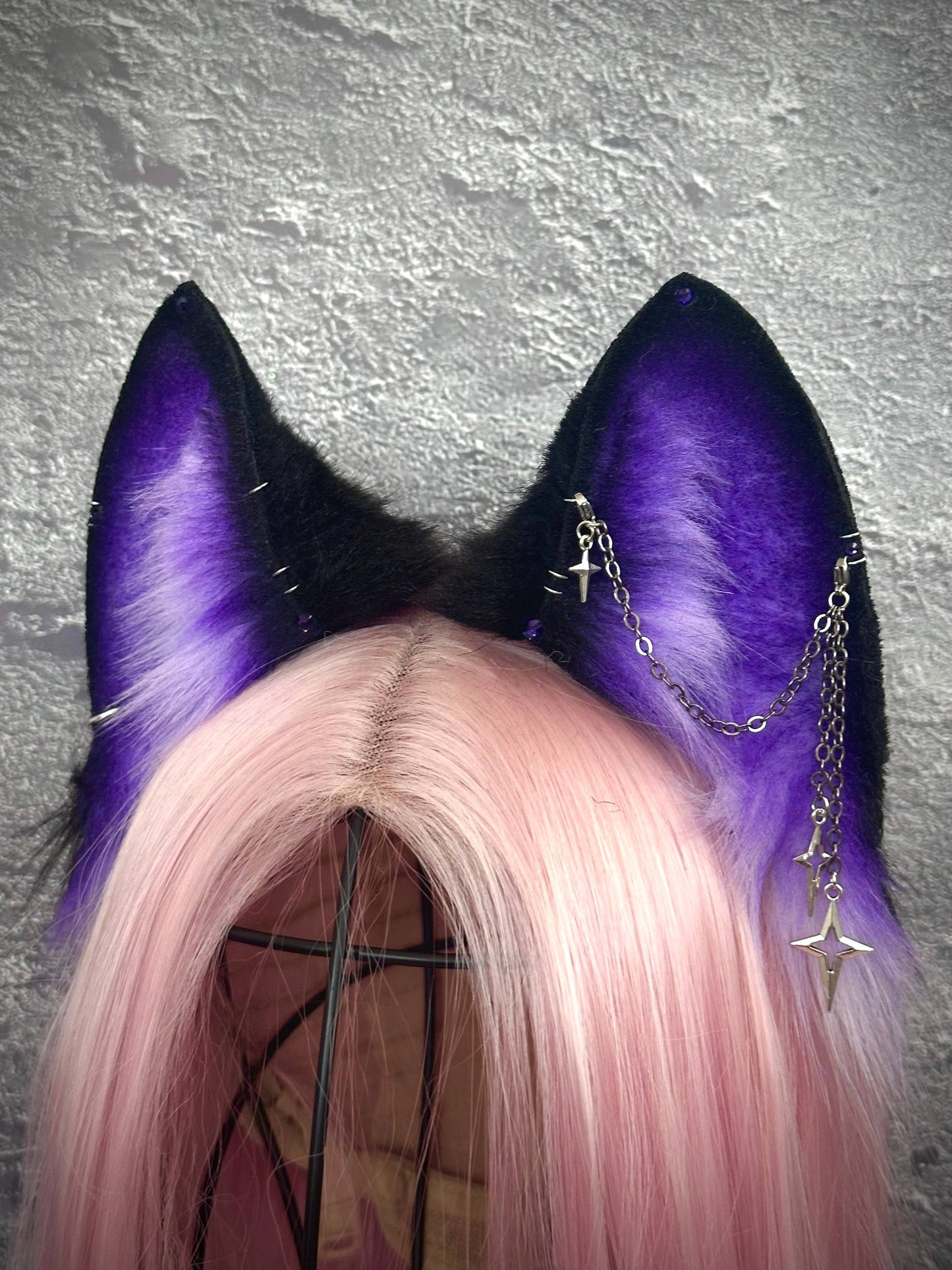 Dark Purple Fox Ears RFS