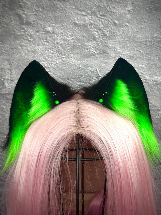 Neon Green Kitten Ears RFS