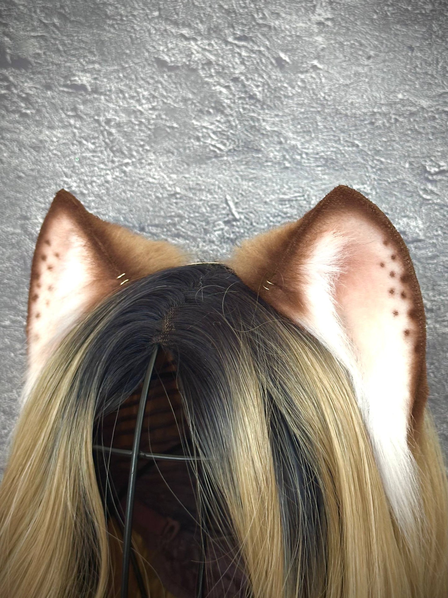 Brown Spotty Kitten Ears RFS