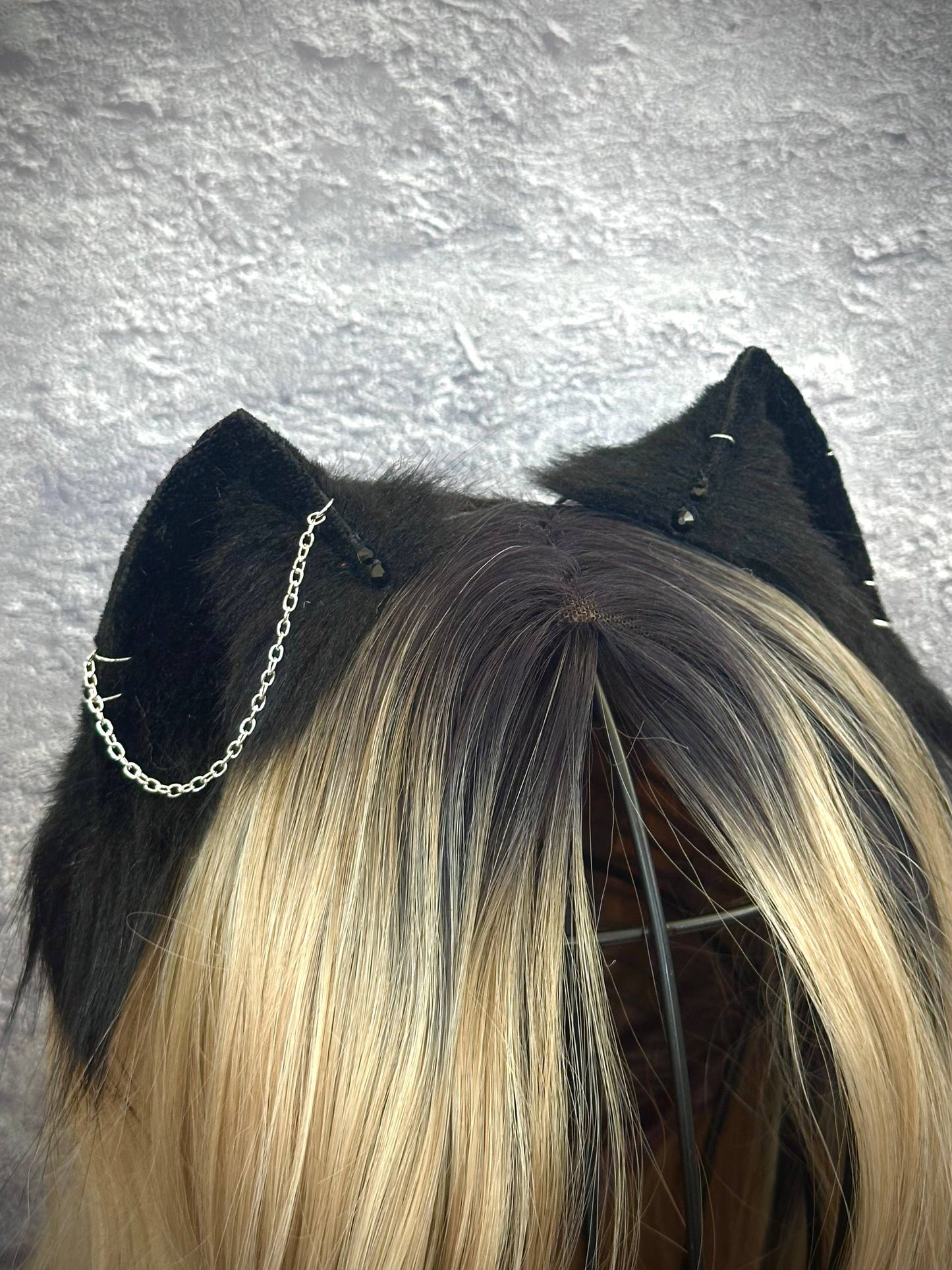 Black Mini Kitten Ears RFS