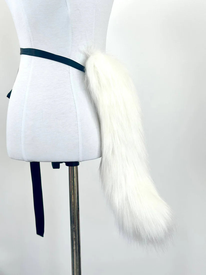 White Kitten Ears and Tail Set RFS