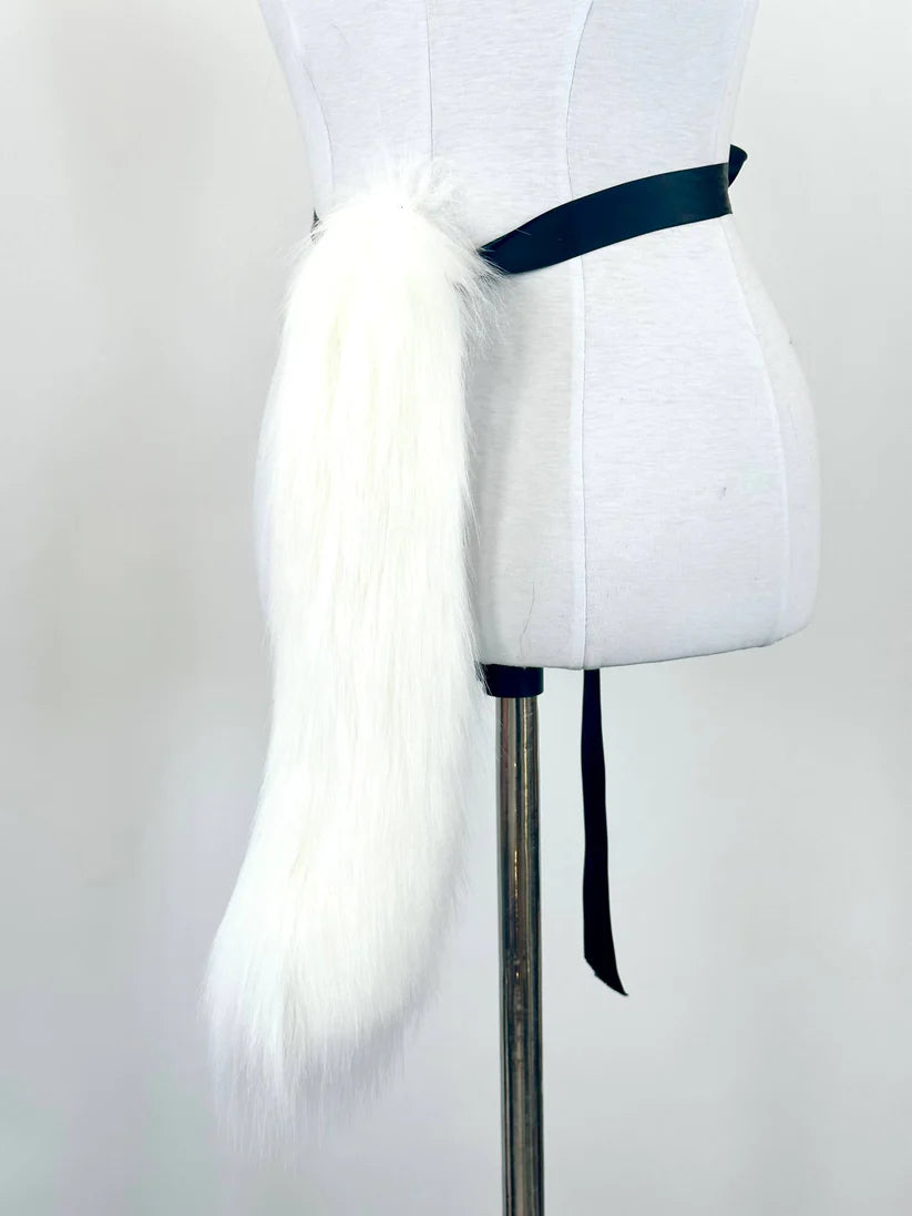White Kitten Ears and Tail Set RFS