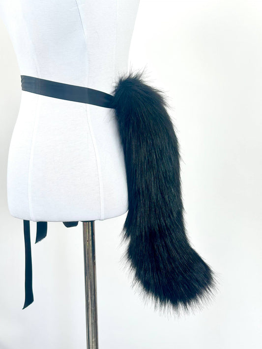 Full Black Kitten Tail RFS