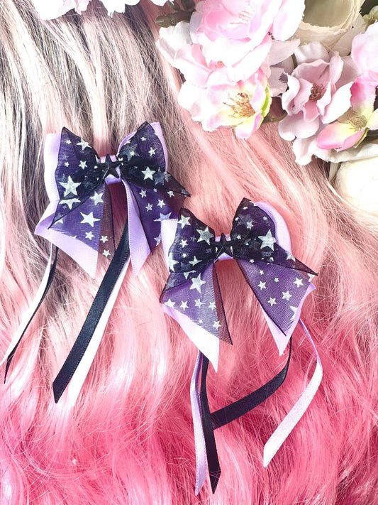 Mini Purple Star Bows