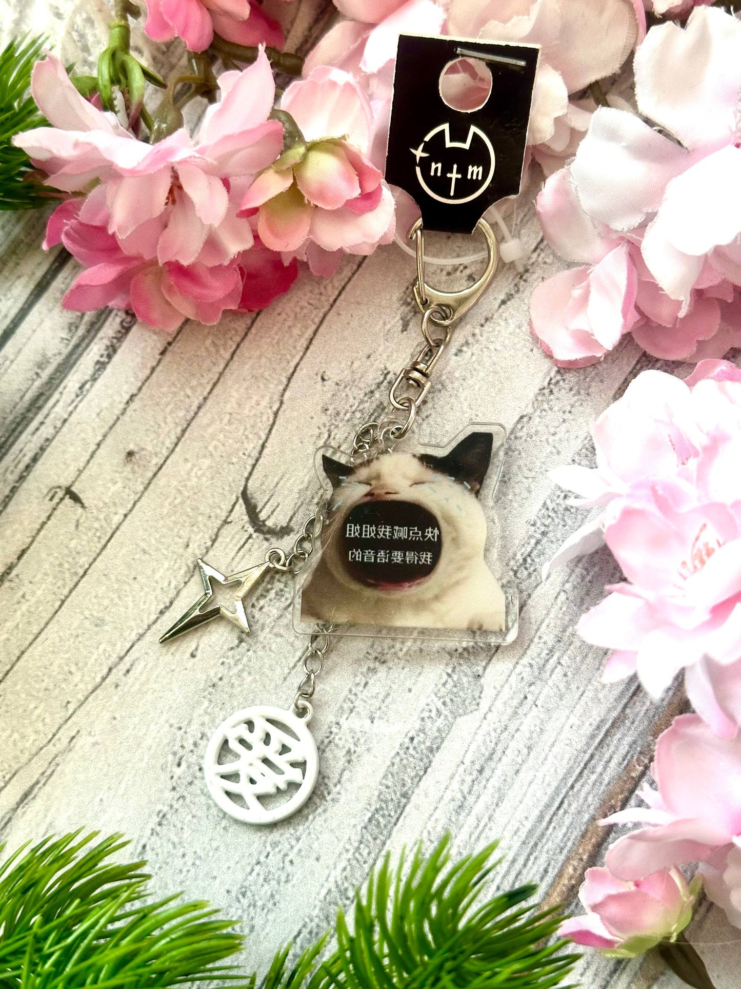 Cat (screams in Chinese) Keyring RFS