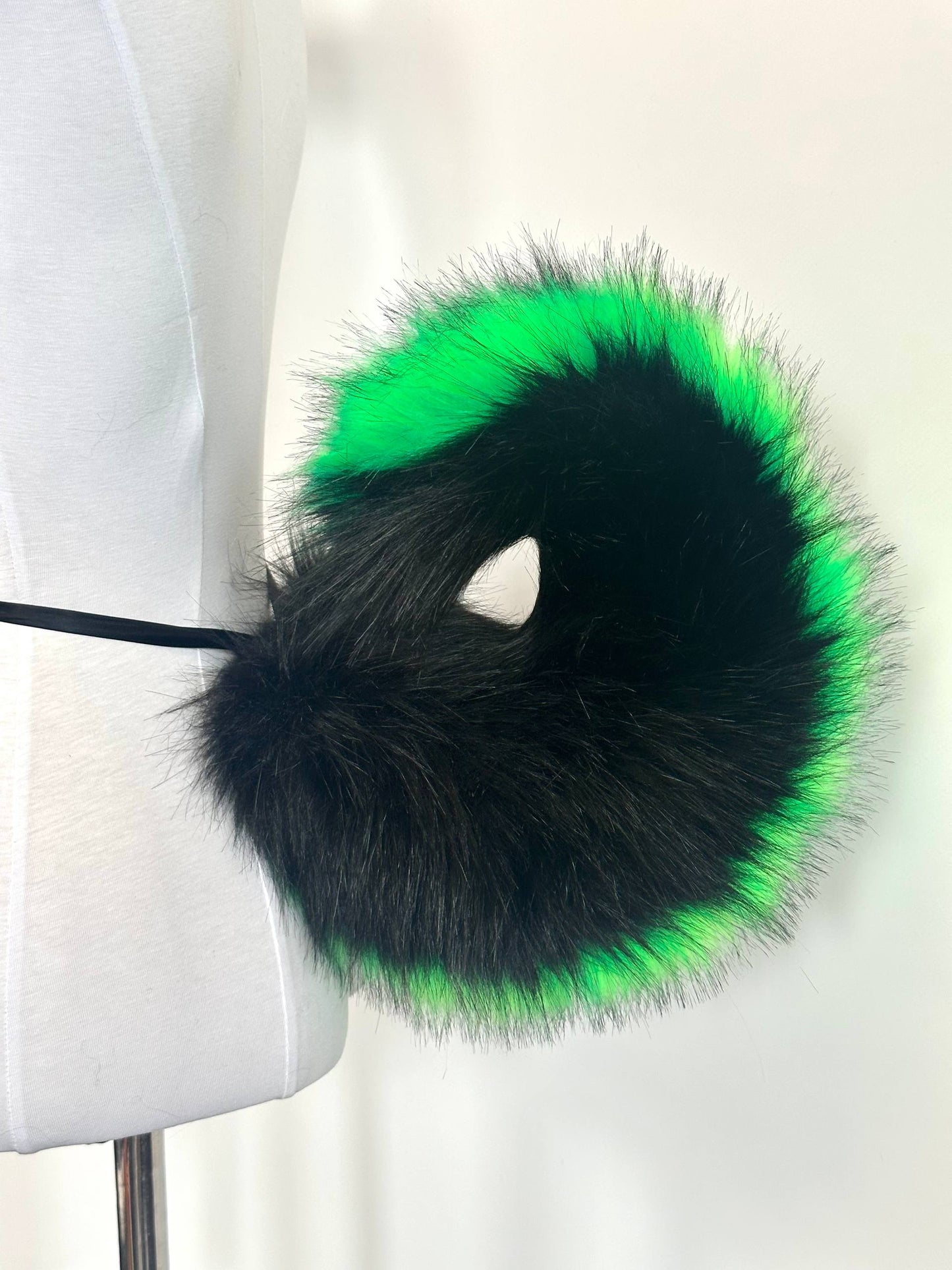 Neon Green Puppy Ears and Tail Set