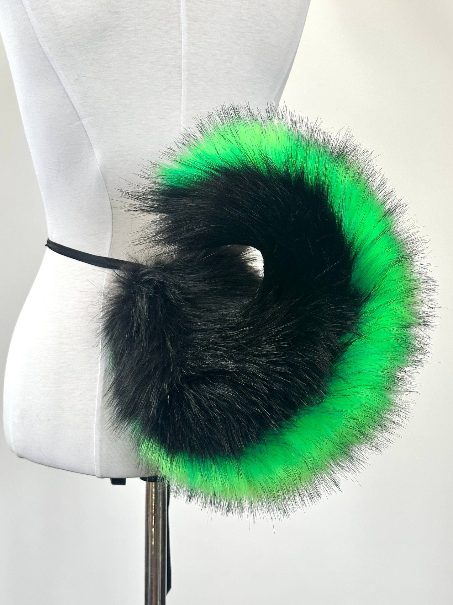Neon Green Puppy Ears and Tail Set