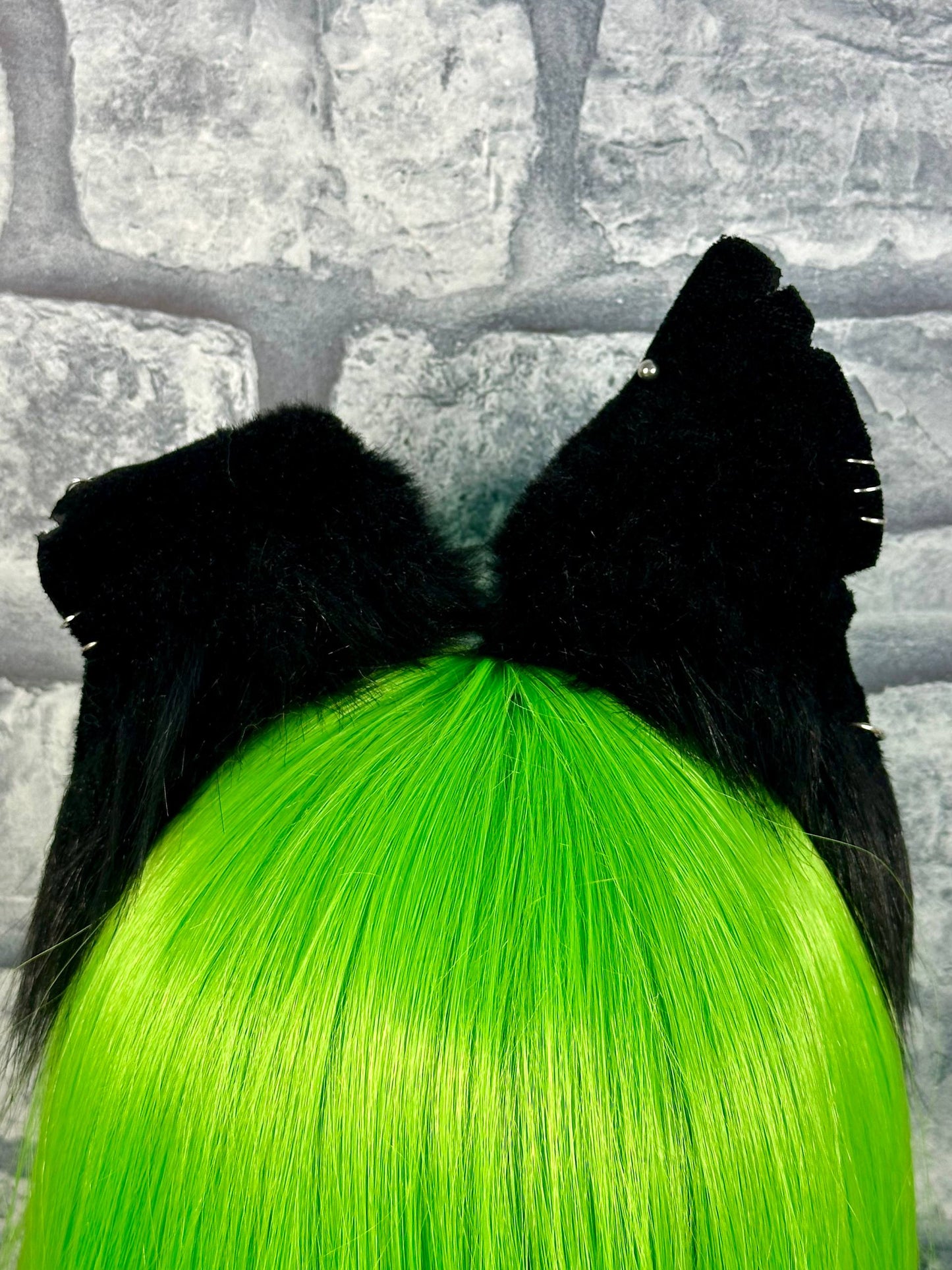 Neon Green Puppy Ears
