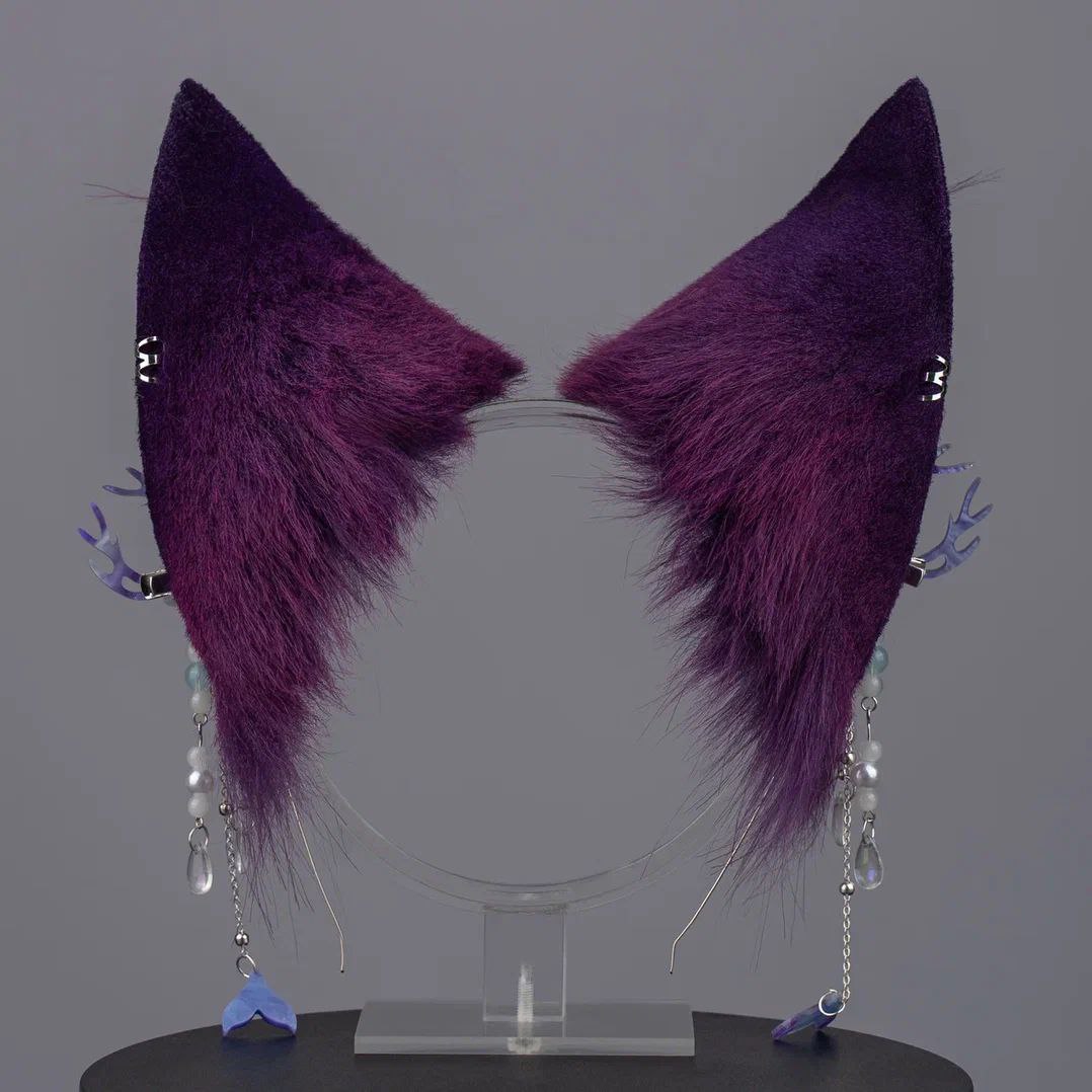 Fuchsia Kitsune Ears