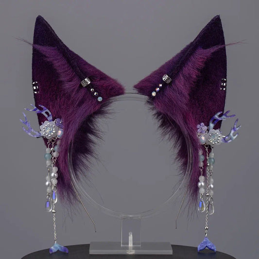 Fuchsia Kitsune Ears