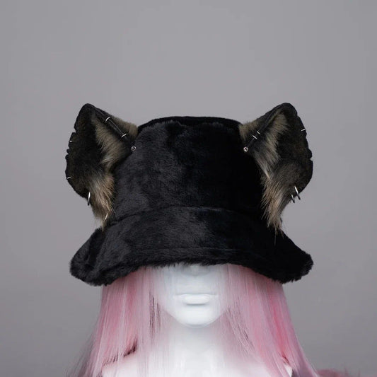 Hyena Fluffy Hat