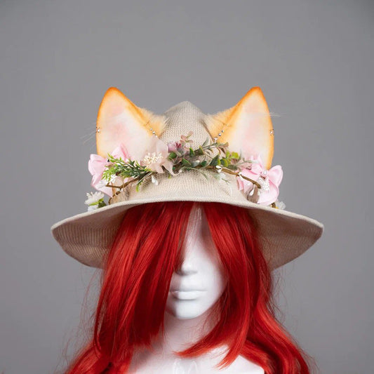 Spring Forest Fox Witch Hat