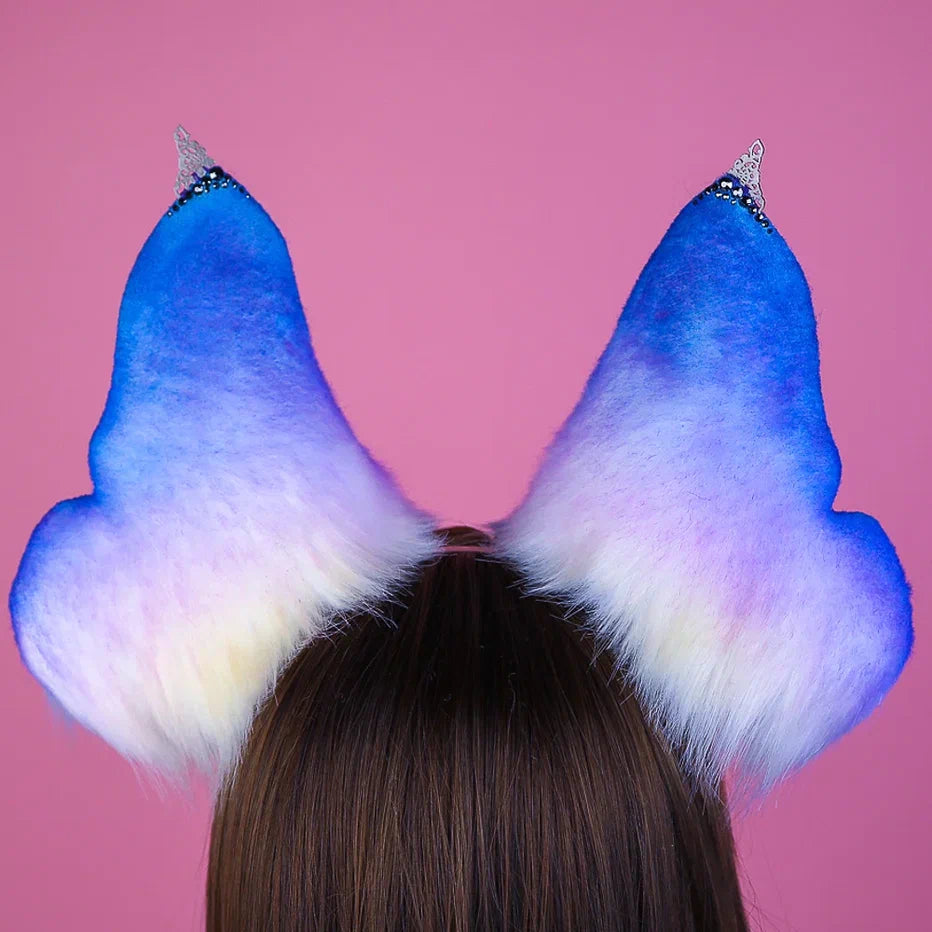 Stained Glass Butterfly Ears