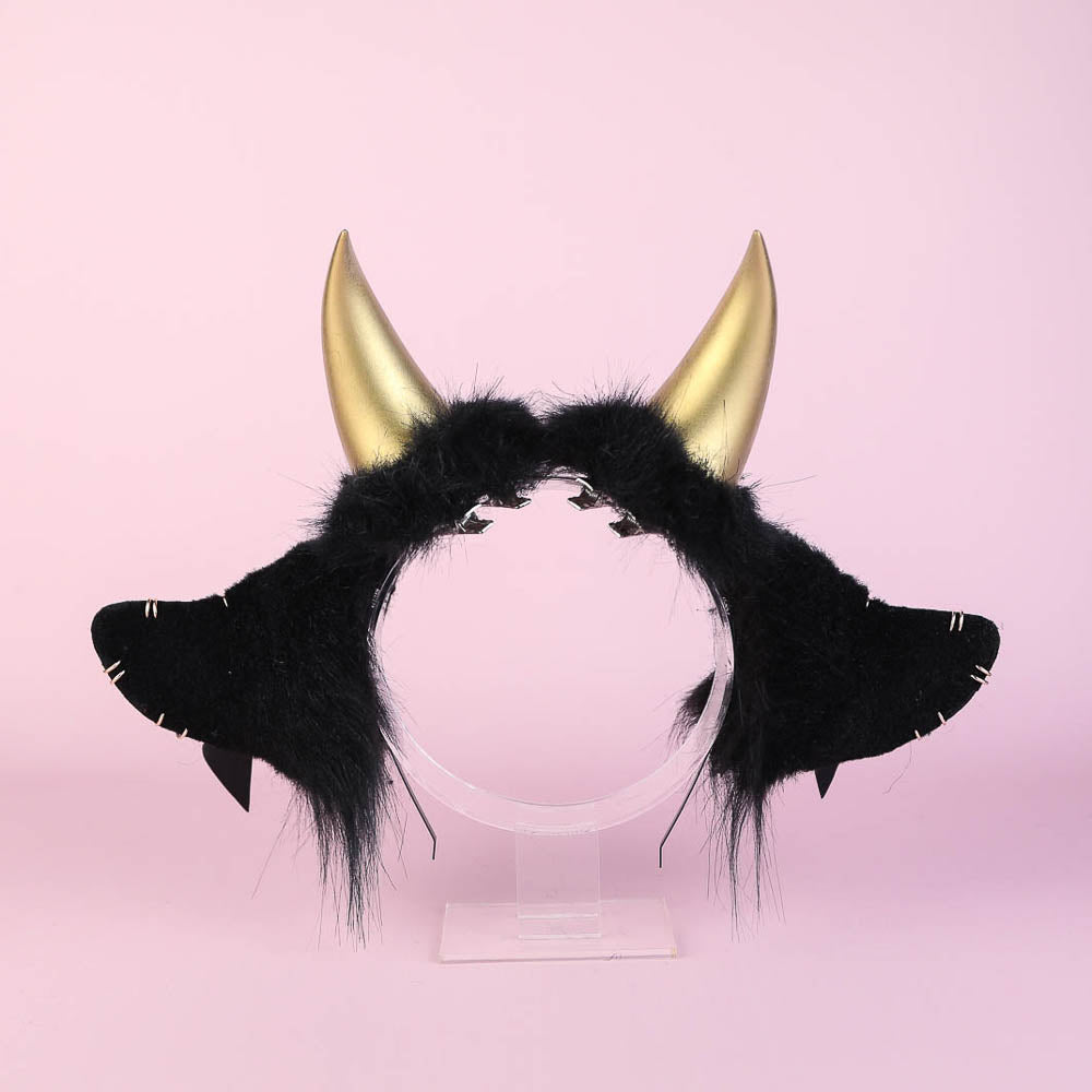 Golden Horn Black Cow Ears