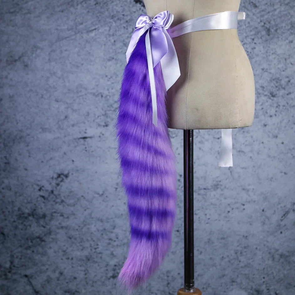 Purple Misty Cat Ears and Tail Set