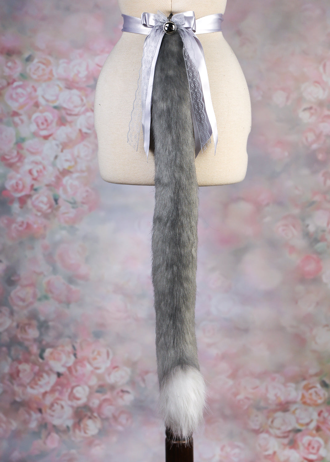 Grey Cat Ears and Tail Set