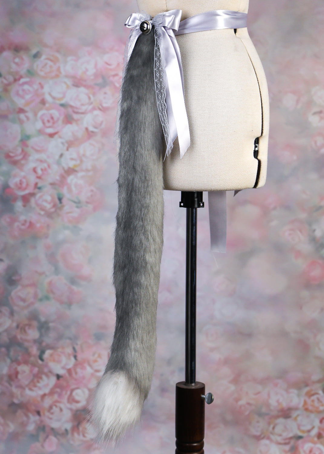 Grey Cat Ears and Tail Set