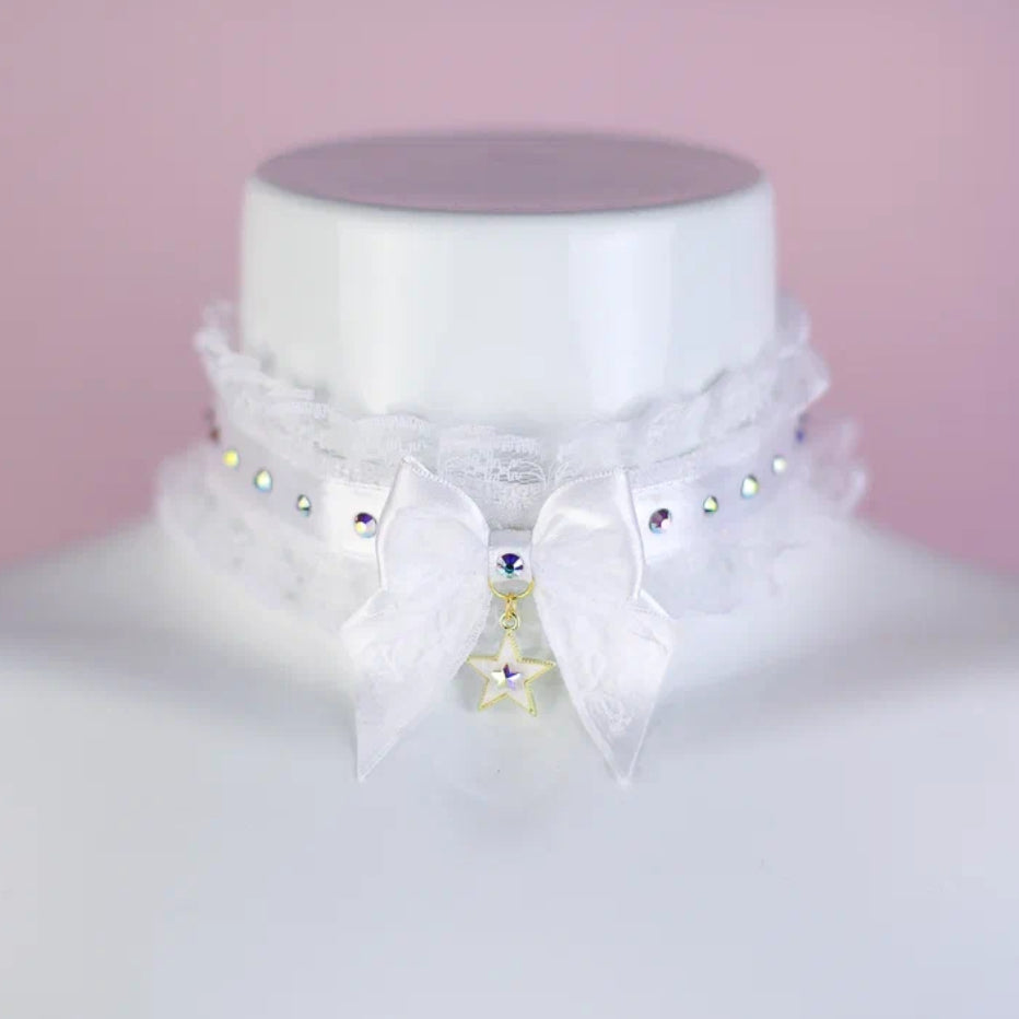 White Starry Choker