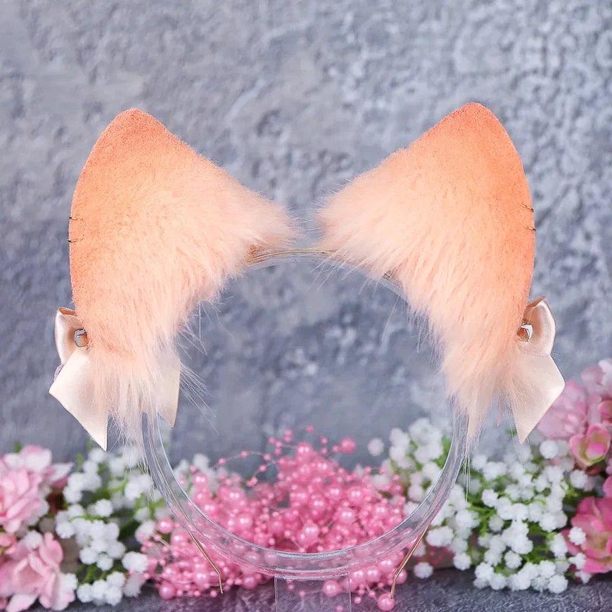 Peachy Fox Ears and Tail Set