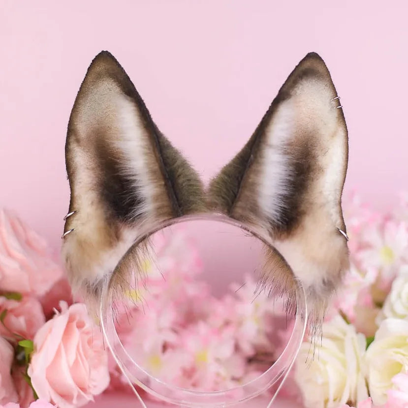 Realistic Wolf Ears and Tail Set